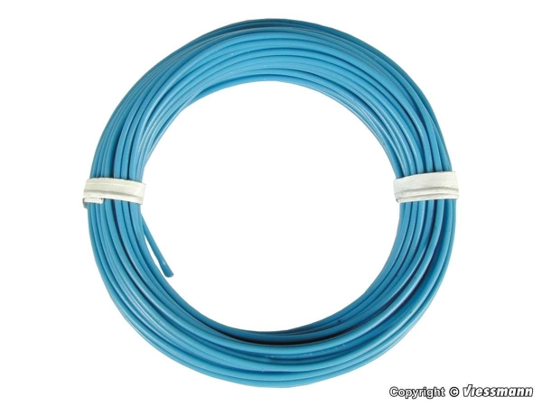 Viessmann 6861 Kabelring 0,14 mm², blau, 10 m