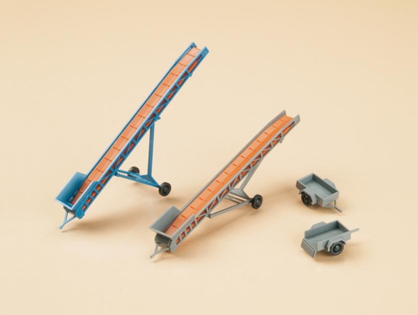 Auhagen 43650 Förderbänder & PKW-Anhänger