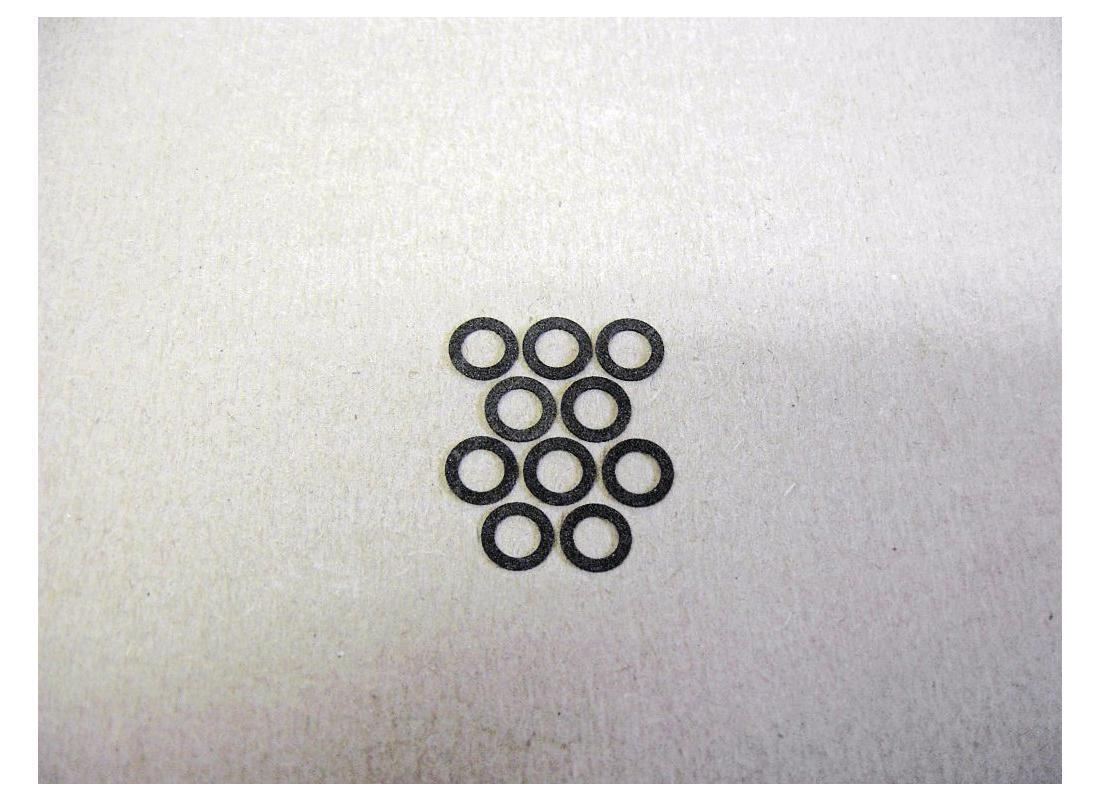 Piko 46240 Haftreifen (6,0 x 3,8 x 0,3 mm), 10 St?ck