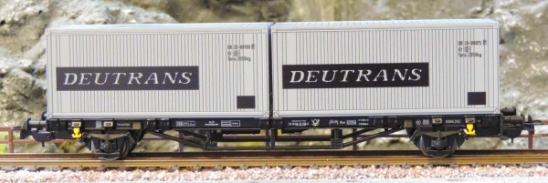 Piko 57747 Containertragwagen "Deutrans" DR