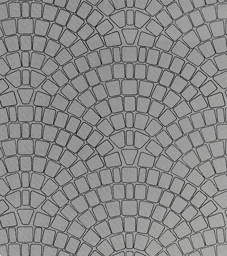 Vollmer 46053 H0 Mauerplatte Kopfsteinpflaster aus Karton,25 x 12,5 cm