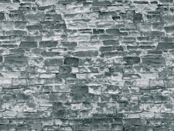 Vollmer 46055 H0 Mauerplatte Naturstein grau aus...