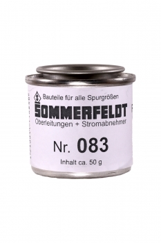 Sommerfeldt 083 Farbe grün/grau in Dose (ca.50g) f.Strecken und T-Mast