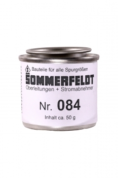 Sommerfeldt 084 Farbe basaltgrau RAL 7012 in Dose (ca.50g) f.Fahrdraht