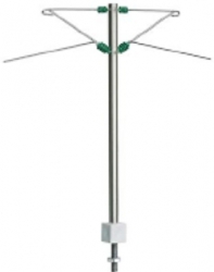 Sommerfeldt 116 H0 H-Profil-Mittelmast 68mm, Gleisabstand...