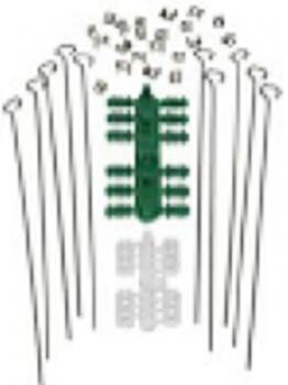 Sommerfeldt 179 H0 Hänger+Klemmen f.Erweiterung Quertr. (10) Beutelpr.