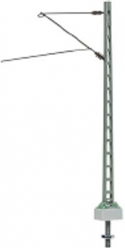 Sommerfeldt 185 H0 Gitter- Streckenmast mit Ausleger, lackiert