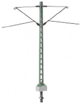 Sommerfeldt 186 H0 Gitter-Mittelmast mit 2 Auslegern, lackiert