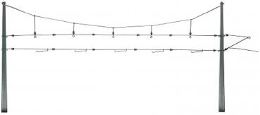 Sommerfeldt 188 H0 Profi-Quertragwerk 0,7 mm, Bausatz o. Masten