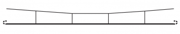 Overhead wire 0,4 x 105 mm open