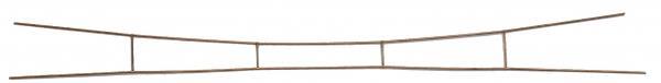Overhead wire 0,5 x 210 mm open