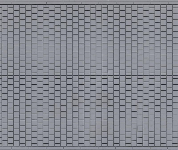 Auhagen 52223 Dekorplatten Fußsteig grau