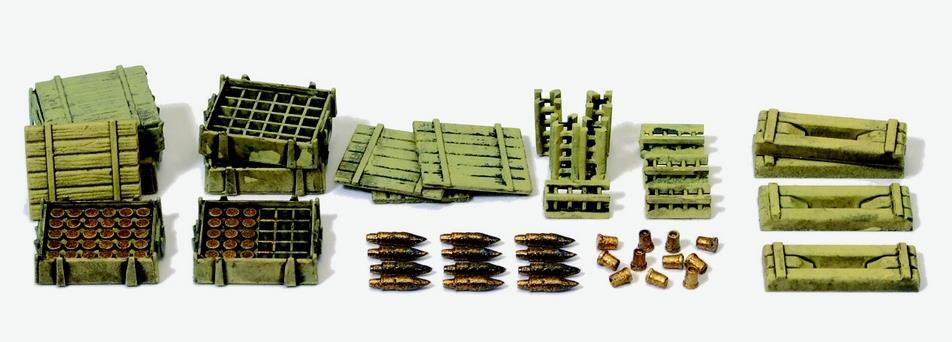 Preiser 16603 Munition und Munitionskisten