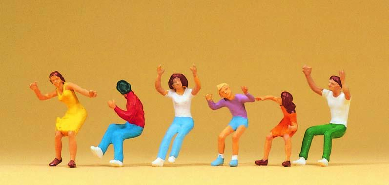 Preiser 24664 Figuren zum Kettenkarussell