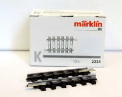 Märklin 2224 Gebogenes Gleis Länge 1/4 = 7° 30