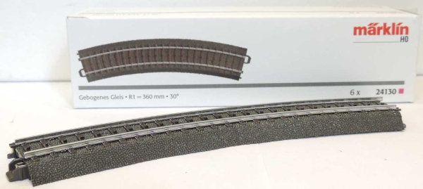 Märklin 024130 Gleis geb. r360 mm,30 Gr.