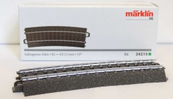 Märklin 024215 Gleis geb. r437,5 mm,15 Gr.