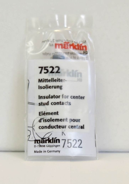 Märklin 07522 Mittelleiterisolierung - Inhalt 5 Stück