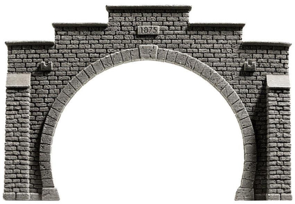 Noch 58052 Tunnel-Portal, 2-gleisig, 21 x 14 cm